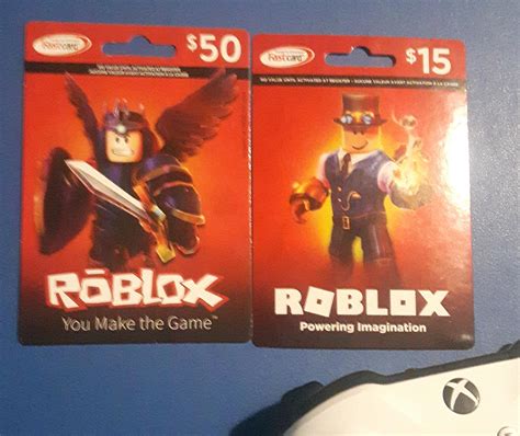 50 Robux Cards Have The Old Logo And Slogan On Them Rroblox