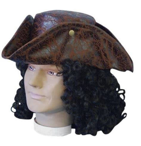 Pirate Tricorn Brown Hat Abracadabra Fancy Dress