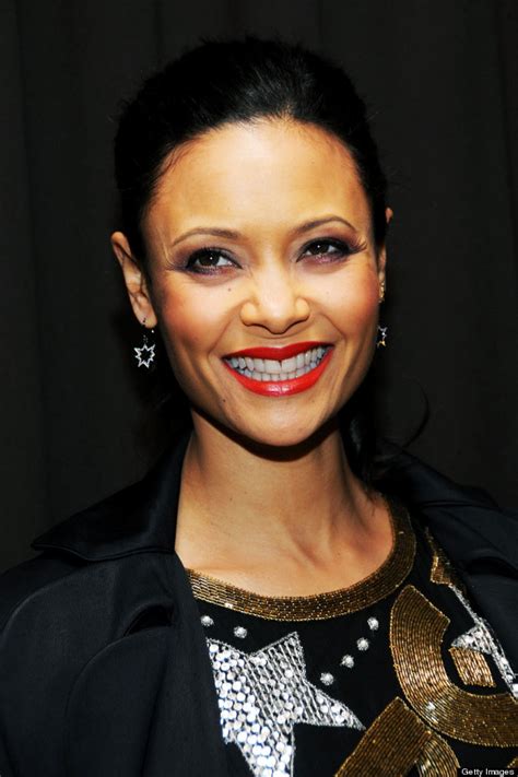 Thandie Newton Launches New Tv Show In Star Print Dress