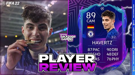 the ucl final hero 🎯 89 ucl rttf kai havertz player review fifa 22 youtube