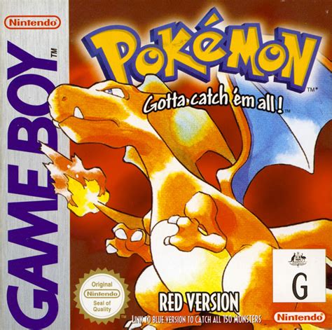 Pokémon Red Version 1998 Box Cover Art Mobygames