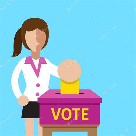 Hola votar este dibujo porfa, es de la asociación pauta y es por una buena causa. Imágenes: del voto | Una mujer poniendo papel de voto en ...
