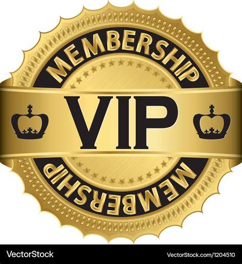 Vip Membership Royalty Free Vector Image Vectorstock Vlrengbr