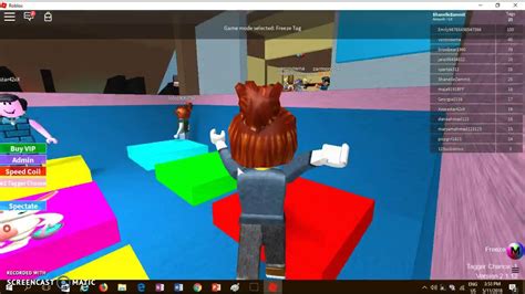 Playing Roblox Freeze Tag Youtube