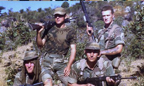 1976 89 Chow Time In The Bush Rhodesia Rli Rhodesian Light Infantry