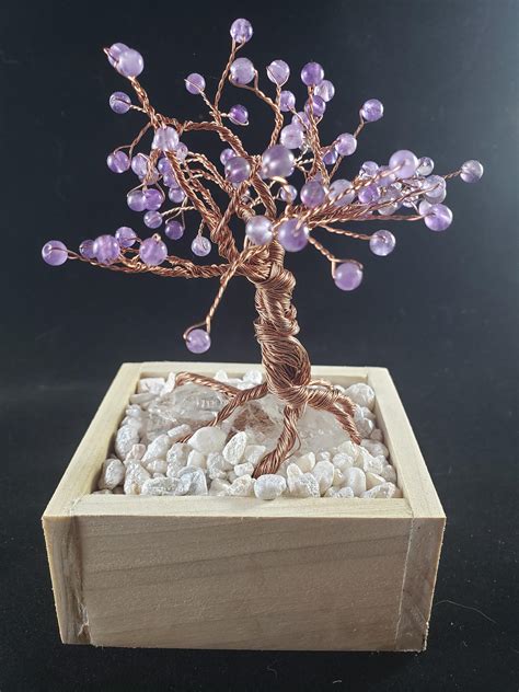 Copper Tree With Amethyst I Really Enjoyed Making This One Rcrafts
