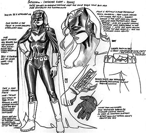 Batwoman Kate Kane Costume Character Sheet Character Profile