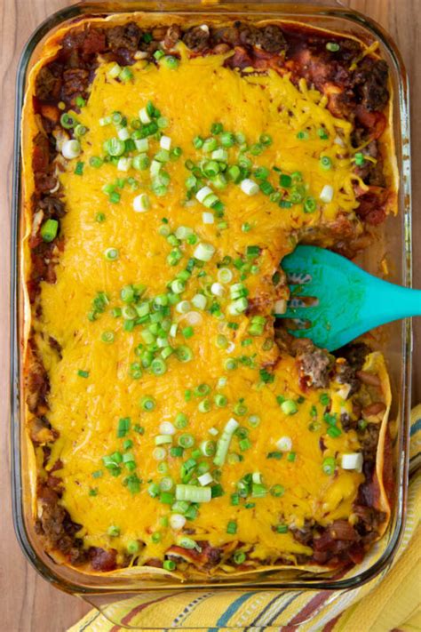 Easy Beef Enchilada Casserole With Video Mommy Evolution