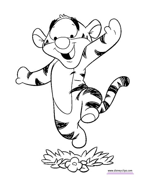 Disneys Tigger Coloring Pages Coloring Home