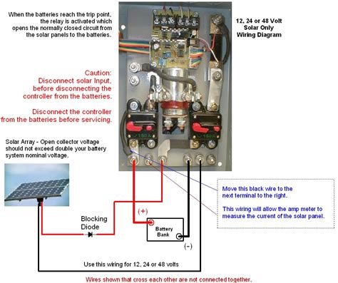 Solar panel charge controller wiring intro. Coleman Air 440A 12/24/48V Wind/Solar Diversion-Charge Controller with V/A Meter C440-HVA
