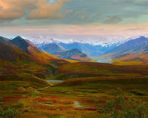 Denali National Park Beautiful Landscape Hd Wallpaper 04 Preview