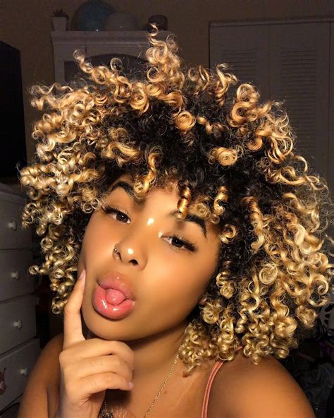 Pin By Faith On Instagrammers Dyed Ends Of Hair Dyed Natural Hair