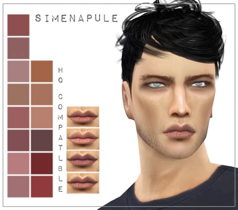 Male Lip 01 By Ronja At Simenapule Sims 4 Updates