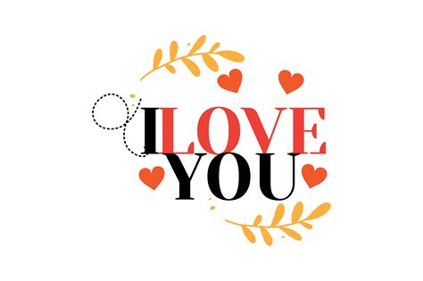 I Love You Graphic By Thelucky · Creative Fabrica