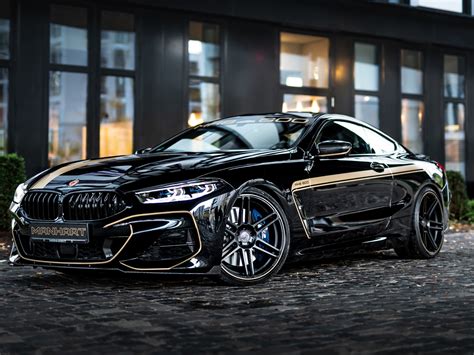 BMW M850i Wallpaper 4K, Manhart Performance, Tuning, Black Edition, 5K