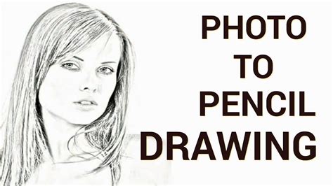 How To Convert A Photo To A Pencil Drawing In Adobe Photoshop Youtube