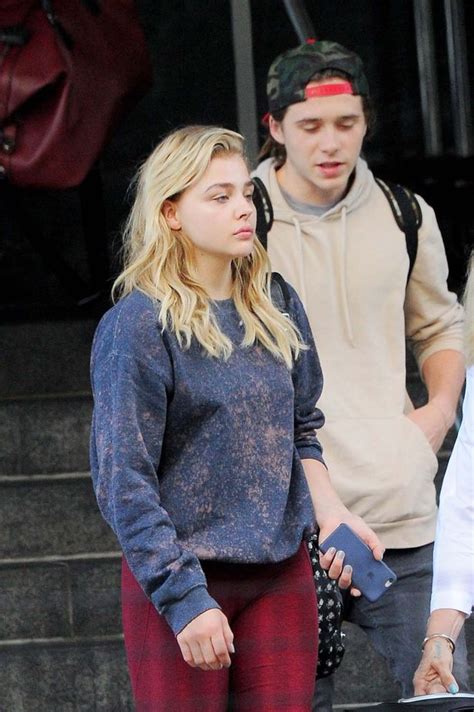 brooklyn beckham and chloe grace moretz go for coordinating grunge as they enjoy new york