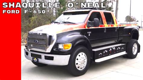 Shaquille Oneal Buys Ford F 650 Xlt Super Duty Truck Youtube