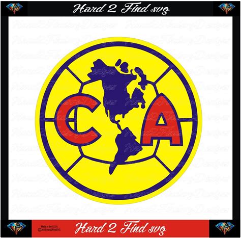 Ca Club America Soccer Design Svg Files Cricut Silhouette Studio