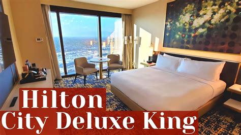 Hilton At Resorts World Las Vegas City View Deluxe King Room Youtube
