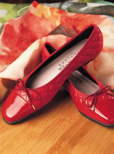 Quilted Flats In Red The Ben Silver Collection