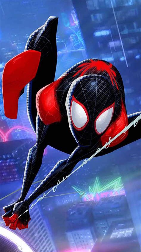 Miles Morales Ultimate Spider Man Into The Spider Verse Black Spiderman Spiderman Spider