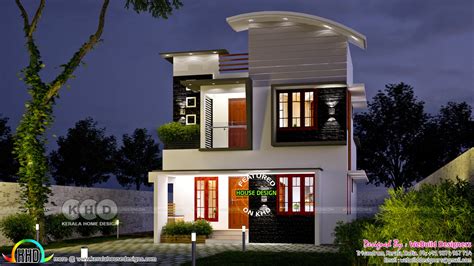 3 Bhk Small Double Storied House 1200 Sq Ft Kerala Home Design And