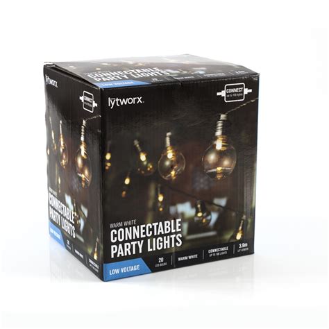 Lytworx 20 Warm White Led Connectable Party Lights Bunnings Warehouse