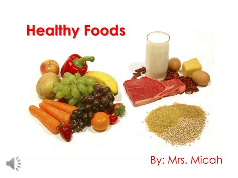Ppt Healthy Foods Powerpoint Presentation Free Download Id2816986