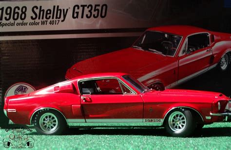 Gmp Acme 1968 Shelby Gt 350 Cobra Mustang 4017 4 Red 118 Scale