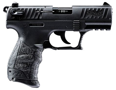 Walther Arms 5120333 P22 Ca Compliant 22 Lr 340 101 Black Tenifer