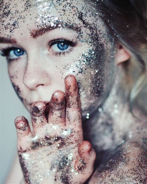 Januarymornings Glitter Photography Portrait Photography Makeup