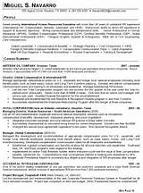 Pictures of Resume Format Hr Payroll Executive