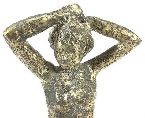 Lot Vintage Nude Female Bronze Statue