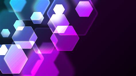 Blue Purple Hexagon Hd Abstract Wallpapers Hd Wallpapers Id 67490