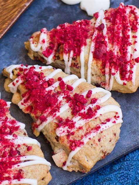 white chocolate raspberry scones video tatyanas everyday food