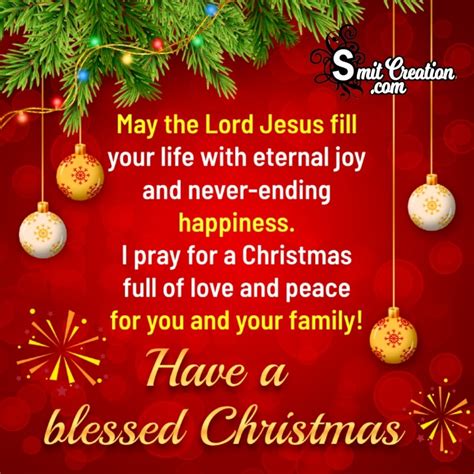 Christmas Blessings Image