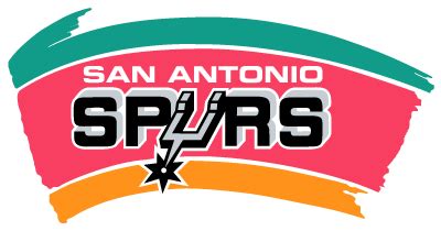 The fiesta logo embodied the vibe and heritage of san antonio with its bright and vibrant colors. San Antonio Spurs Wikipedia | Basketball Scores