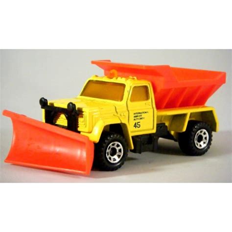 Matchbox Chevrolet Airport Authority Snow Plow Global Diecast Direct