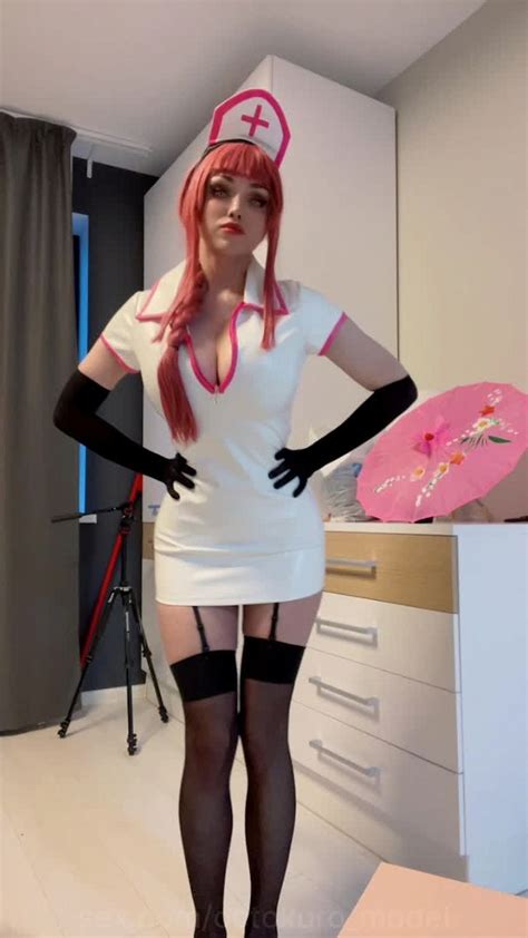 Octokuro Makima Nurse Nurse Nurseoutfit Fetish Cosplay Girl