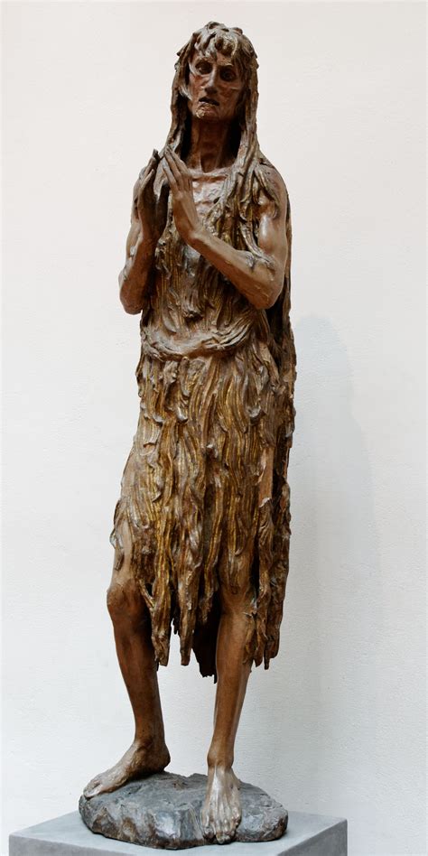 Mary Magdalene Donatello Painted Wood And Gilt Florence