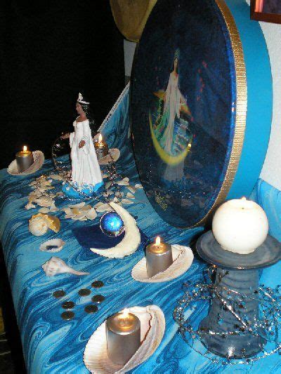 Altars Yemaya Altar Sacred Space Altar Witches Altar Yemaya Orisha