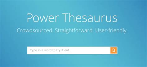 Power Thesaurus: Free Crowd-Sourced Online Thesaurus - Inkygirl: Guide ...