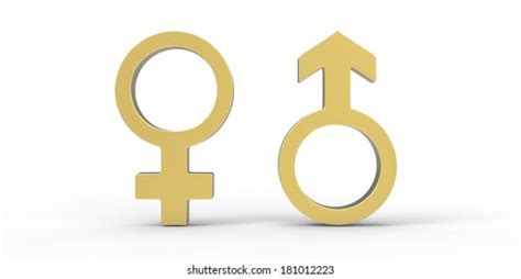 3 D Male Female Sex Symbol Stock Illustration 181012223 Shutterstock