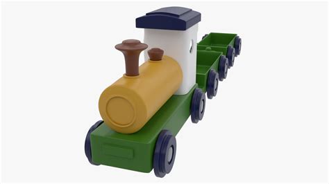 3d Kids Plastic Train Toy Model Turbosquid 1515253