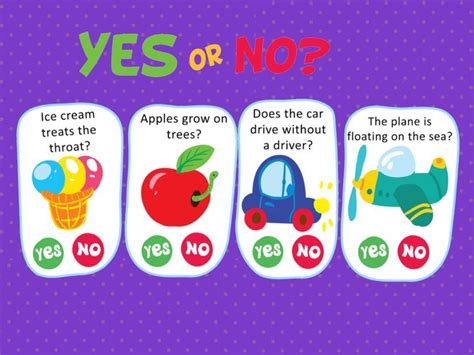 Yes Or No Game Free Games Activities Puzzles Online For Kids