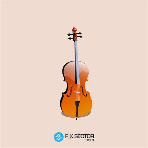 Cello Vector Free Pixsector