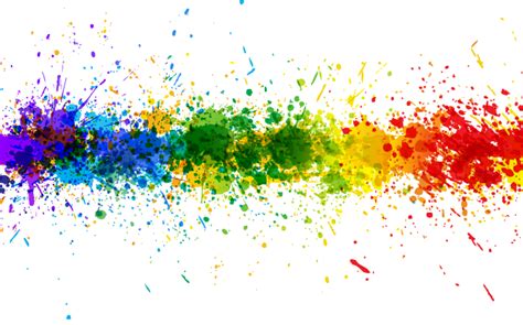 Transparent Rainbow Paint Splatter Png Kraigedwards