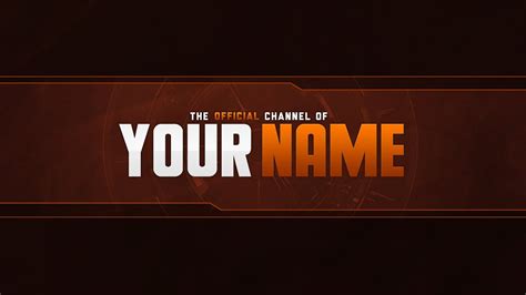 Free Youtube Banner Template Psd Youtube