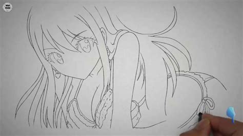 Sexy Anime Girls Drawings How To Sketching A Hot Sexy Anime Girls Youtube
